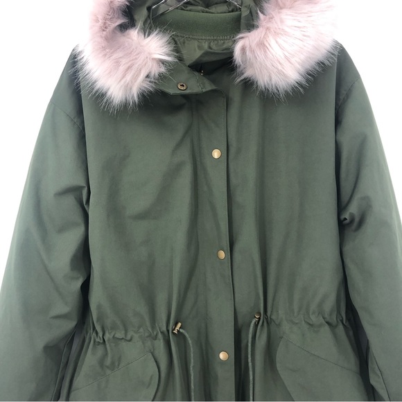 Silence + Noise Green Parka Coat - Picture 4 of 16